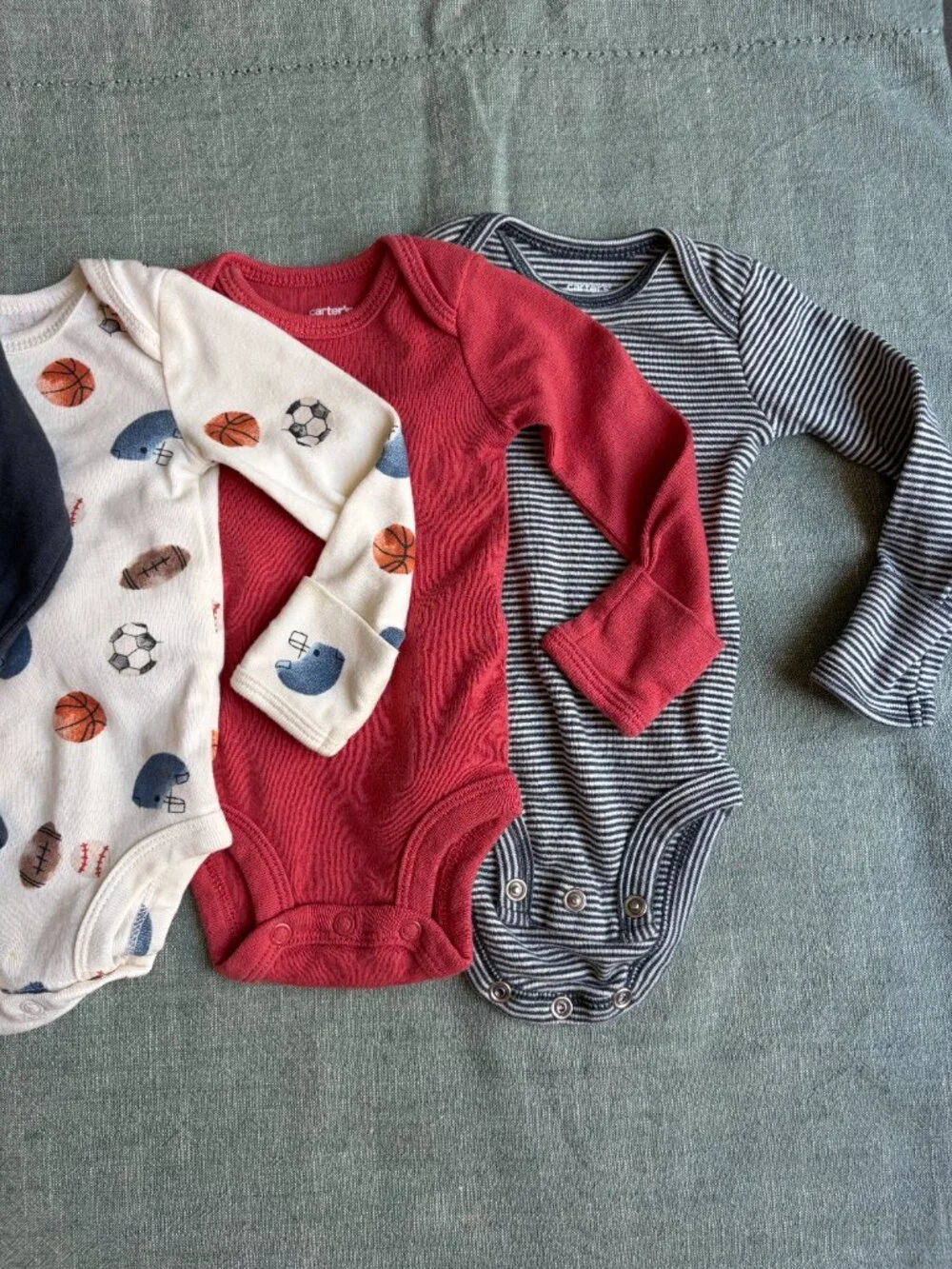 4-Piece Baby Boy Sports Long Sleeve Carter's Bundle